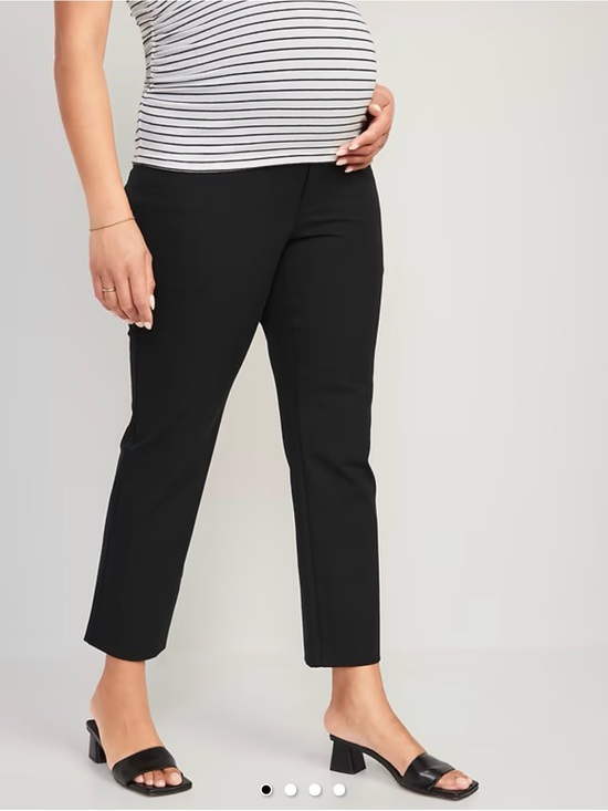 Old Navy Pants - Maternity Slim Ankle Pants - Black